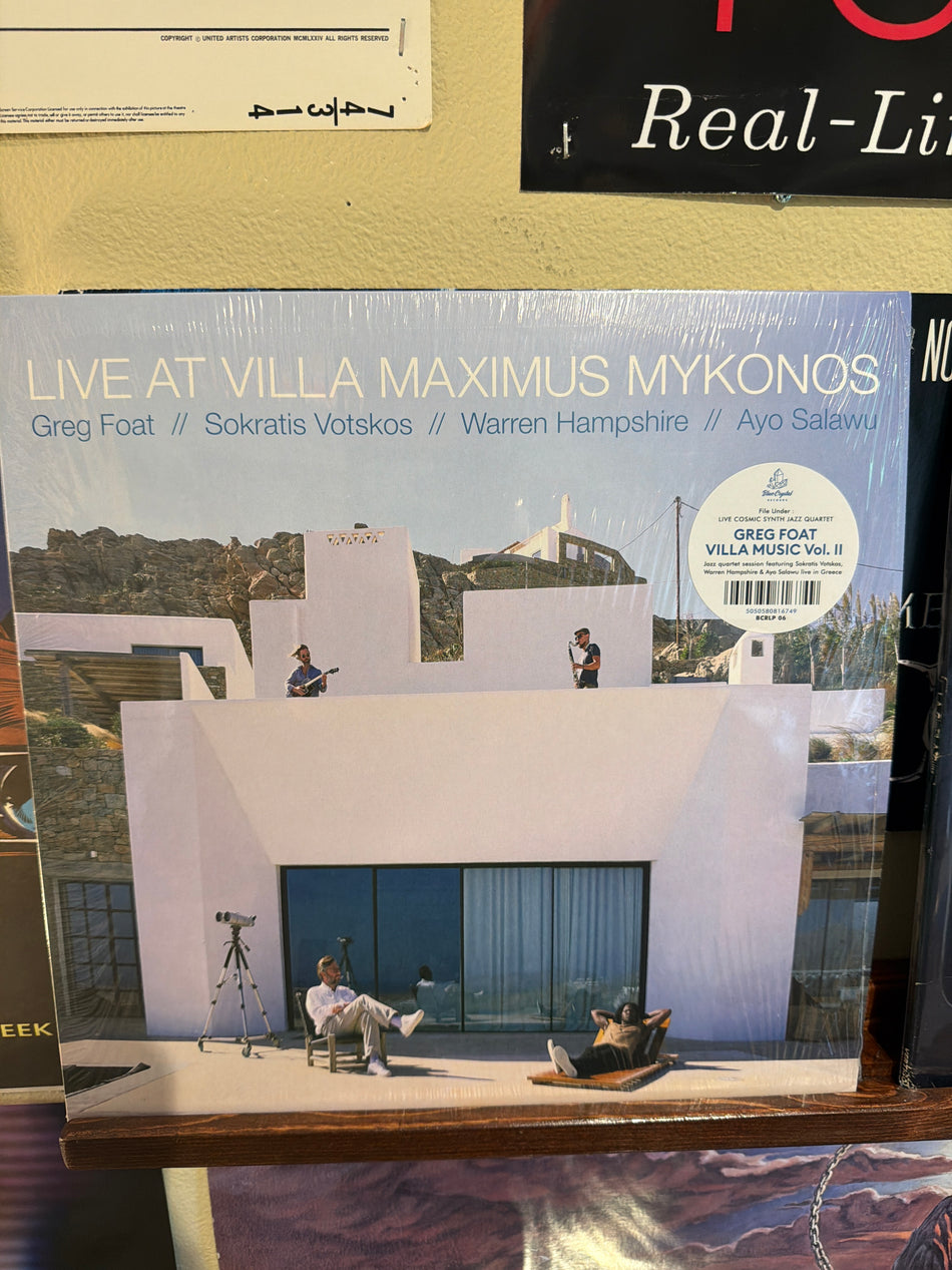 Greg Foat/Sokratis Vostkos/Warren Hampshire/Ayo Salawu - Live at Villa Maximus Mykonos