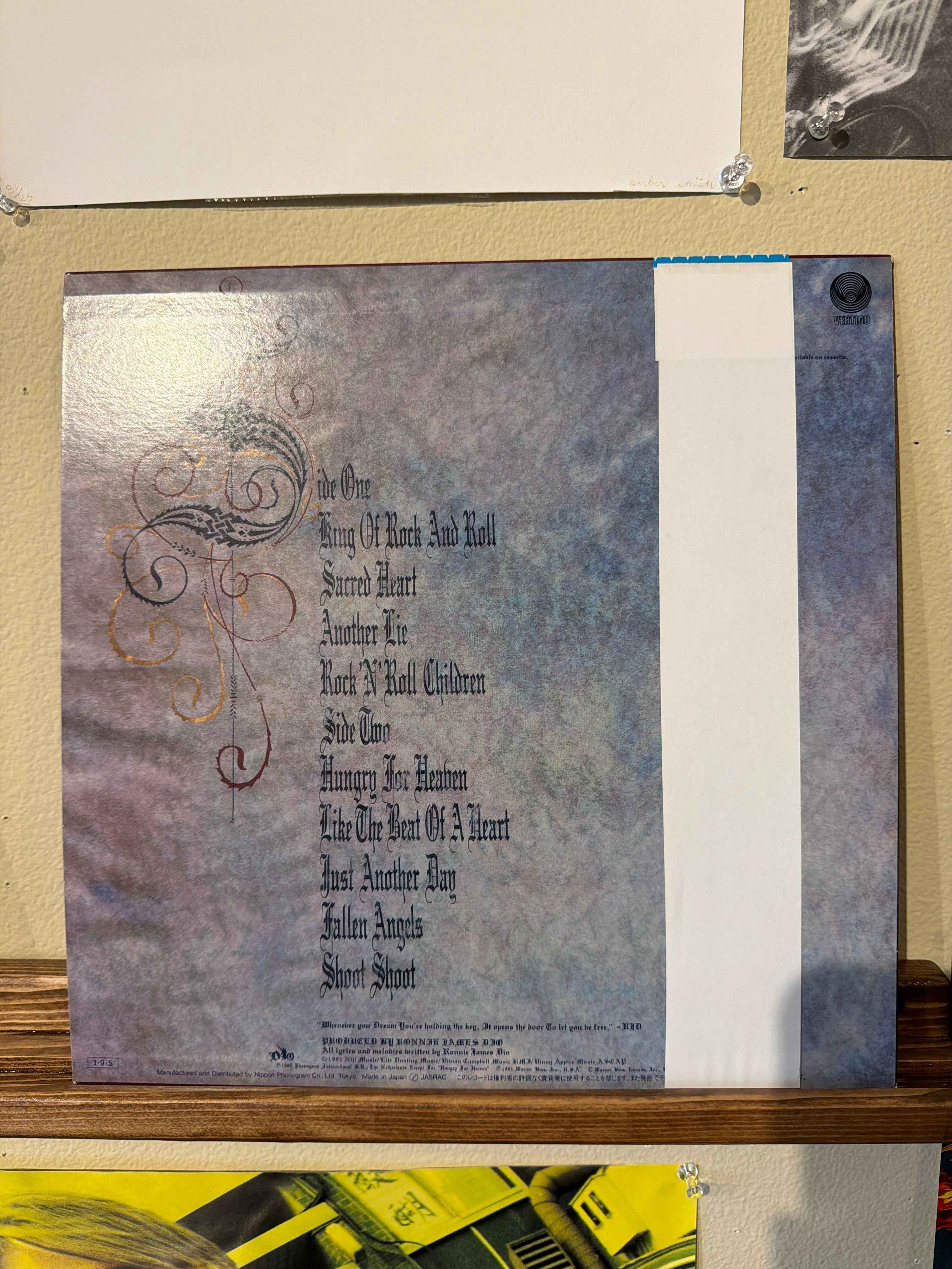 Dio - Sacred Heart (w/ obi and insert)