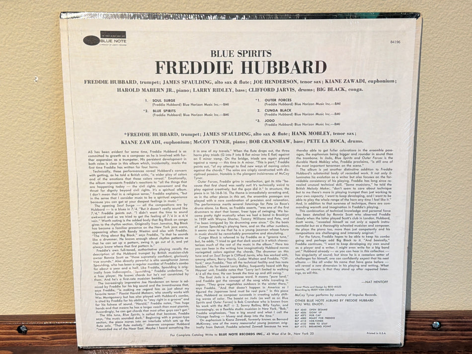 Freddie Hubbard - Blue Spirits