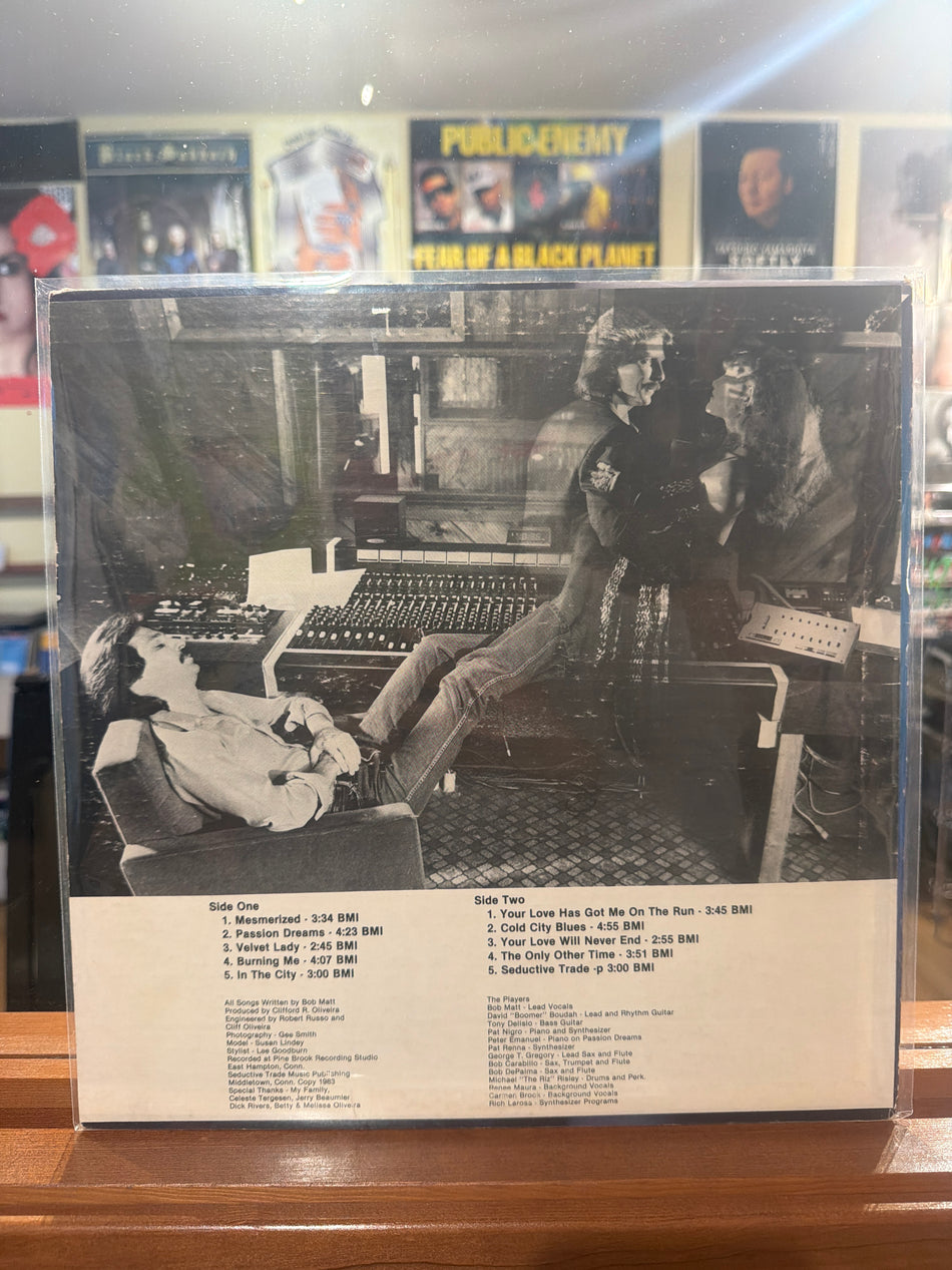 Bob Matt - Passion Dreams (Private New Wave CT Vinyl LP)
