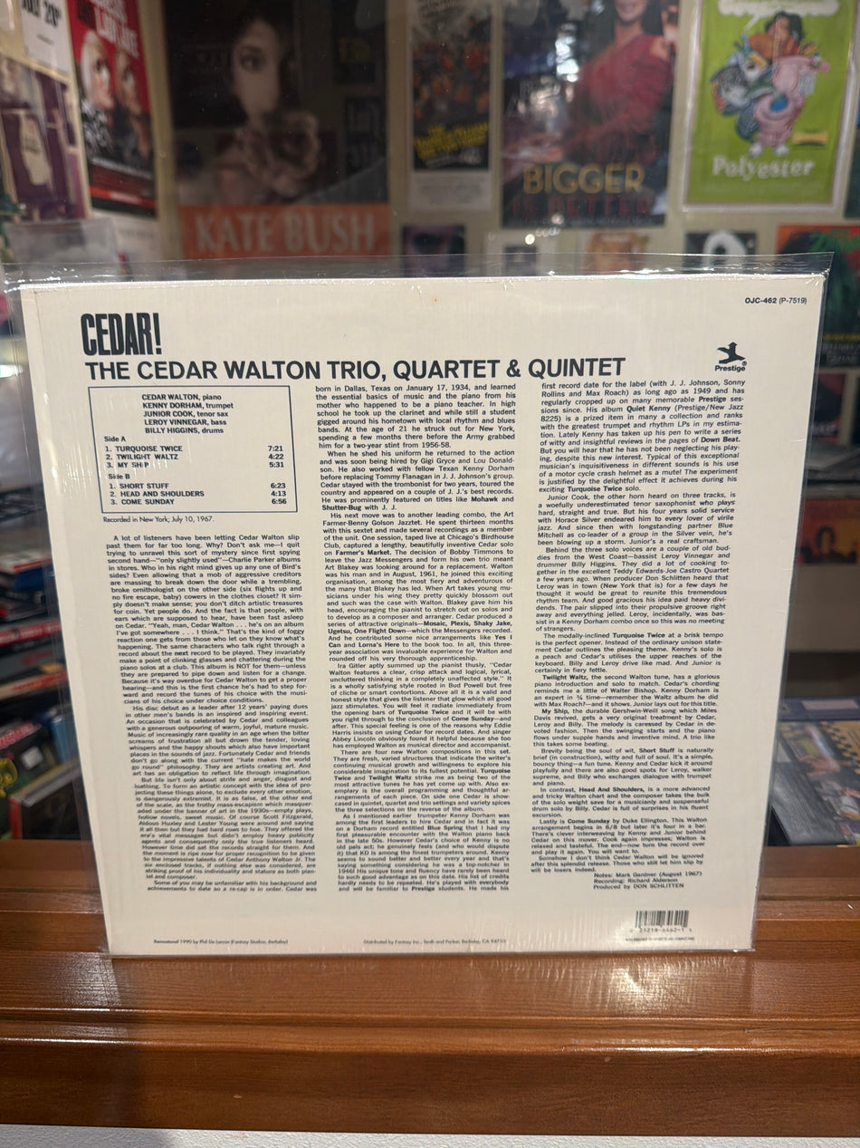 The Cedar Walton Trio, Quartet & Quintet - Cedar!