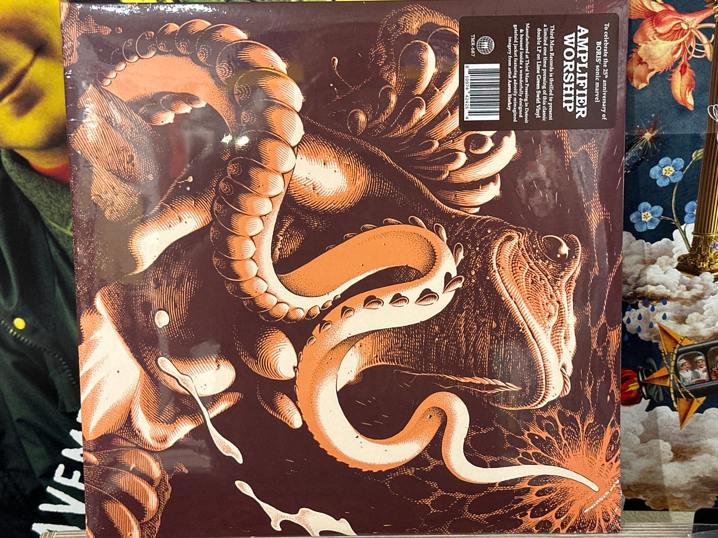 Boris - Amplifier Worship (lime green swirl)