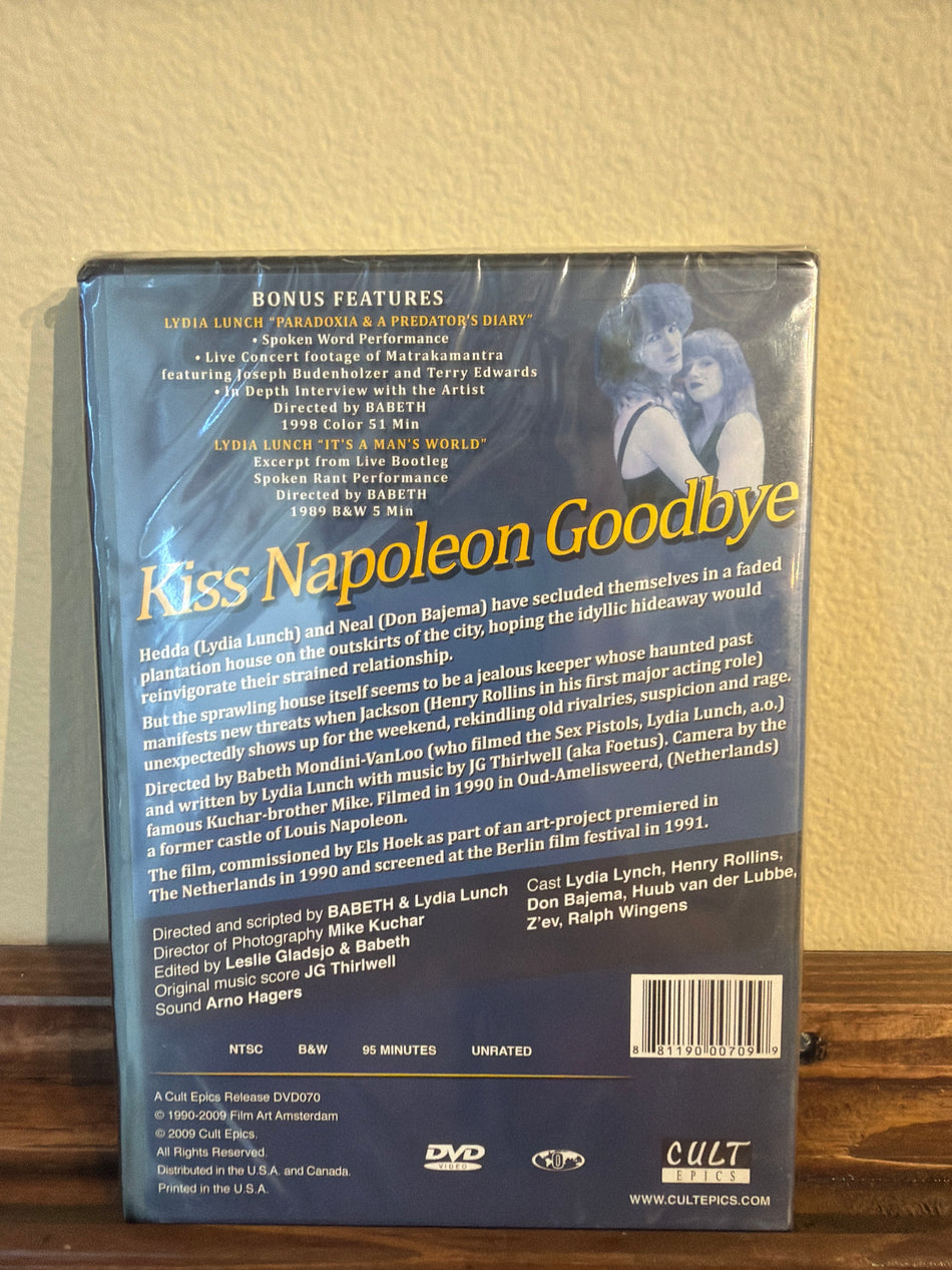 Kiss Napoleon Goodbye (Lydia Lunch/Rollins) DVD