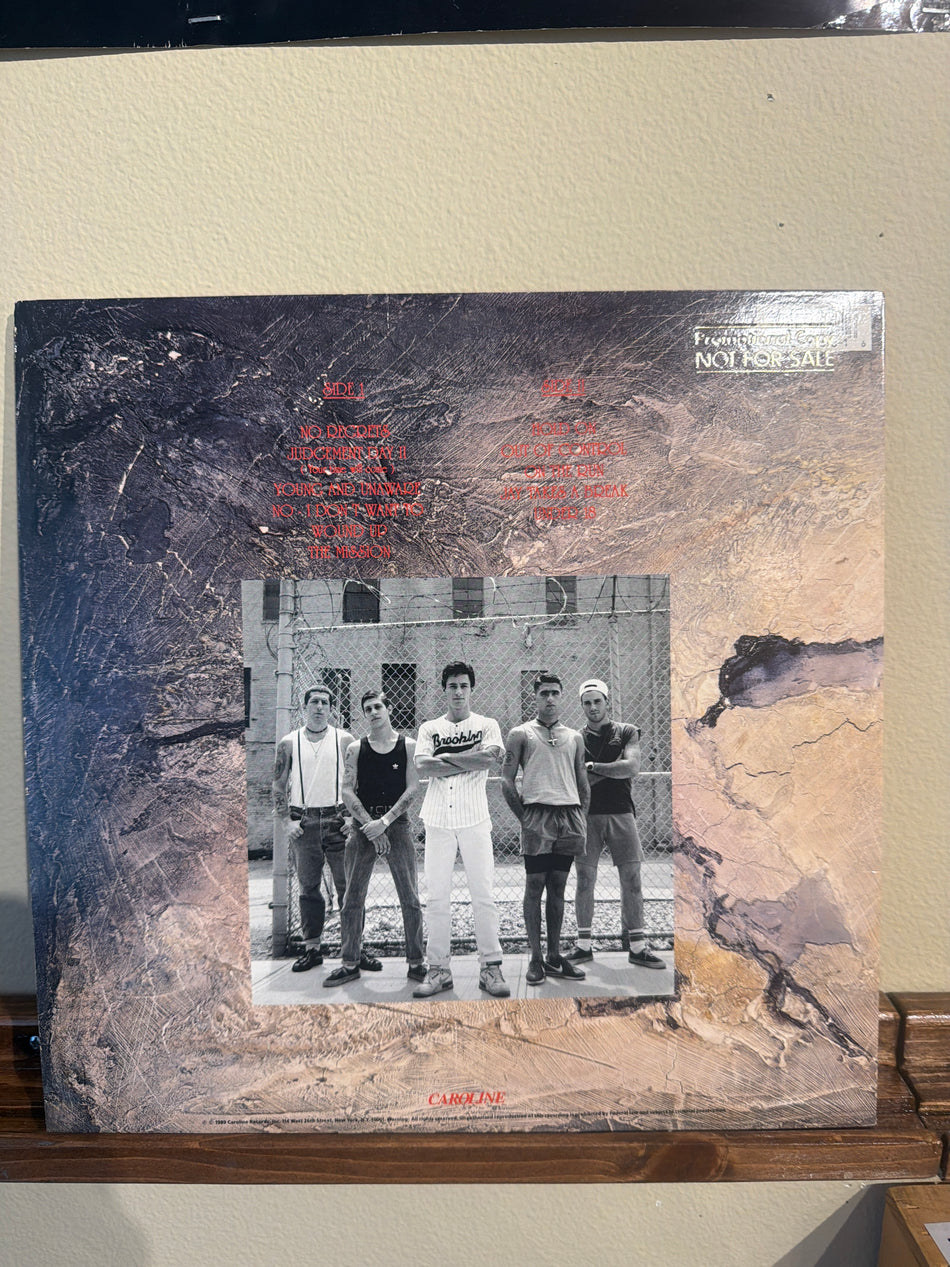 Warzone - Warzone (US Gold Stamp Promo Vinyl LP)