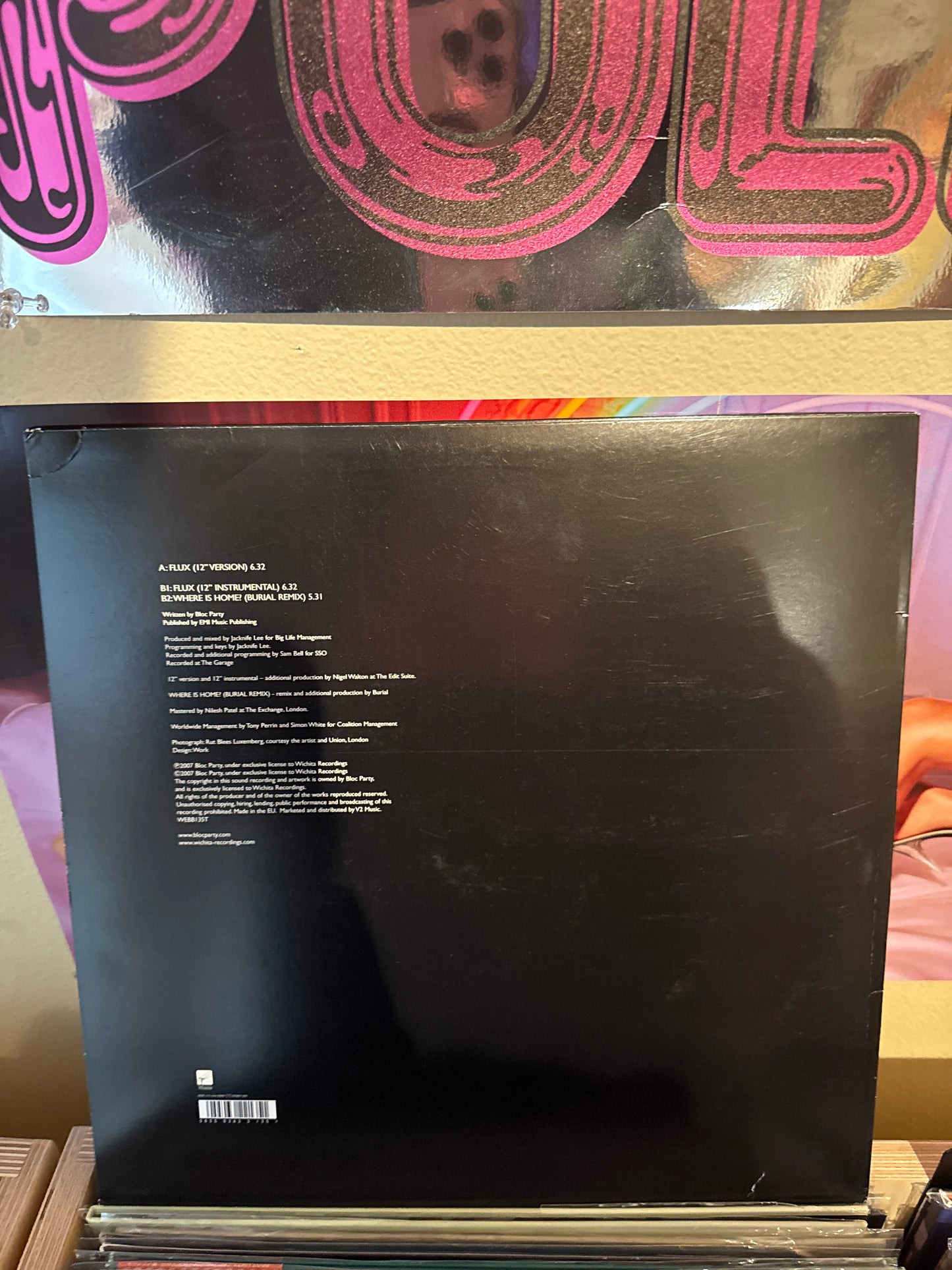 Bloc Party - Flux 12” Clear Vinyl