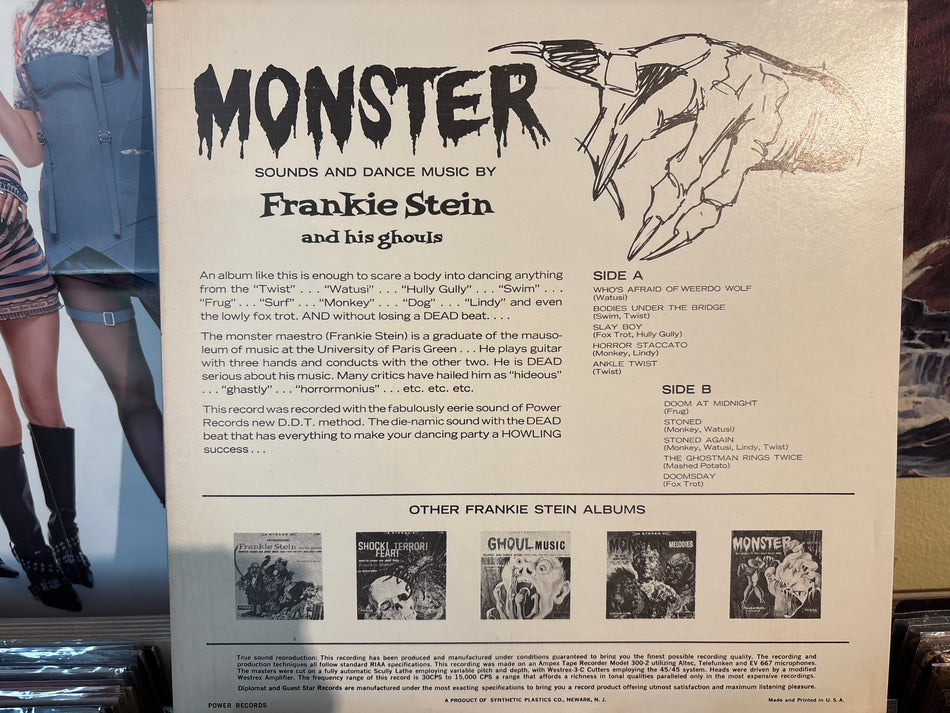 Frankie Stein And His Ghouls - Shock! Terror! Fear! - Volver Records