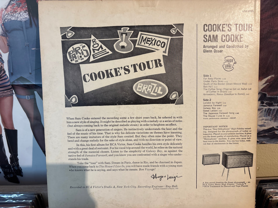 Sam Cooke - Cooke’s Tour - Volver Records