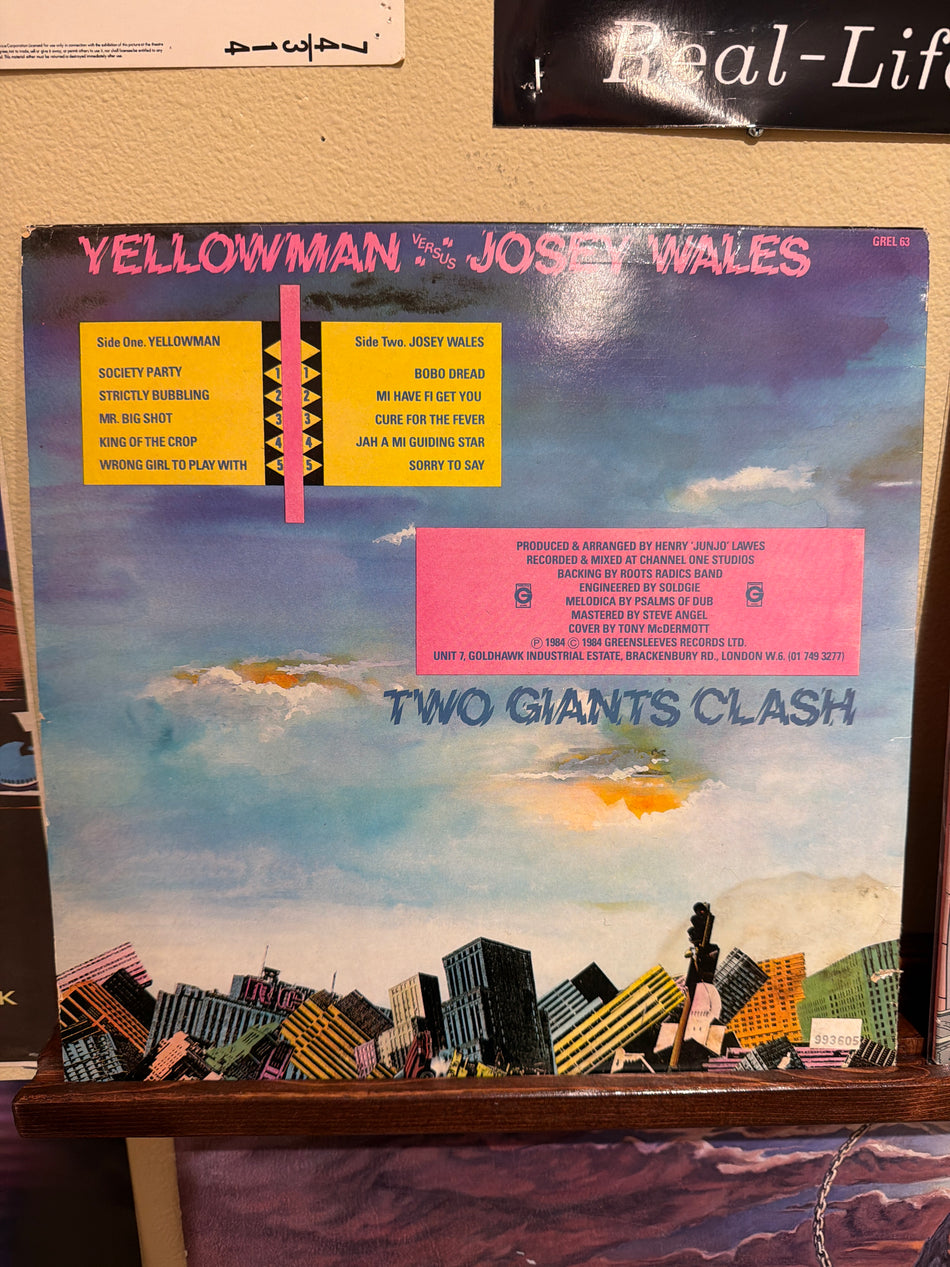 Yellowman Vs Josey Wales - Two Giants Clash