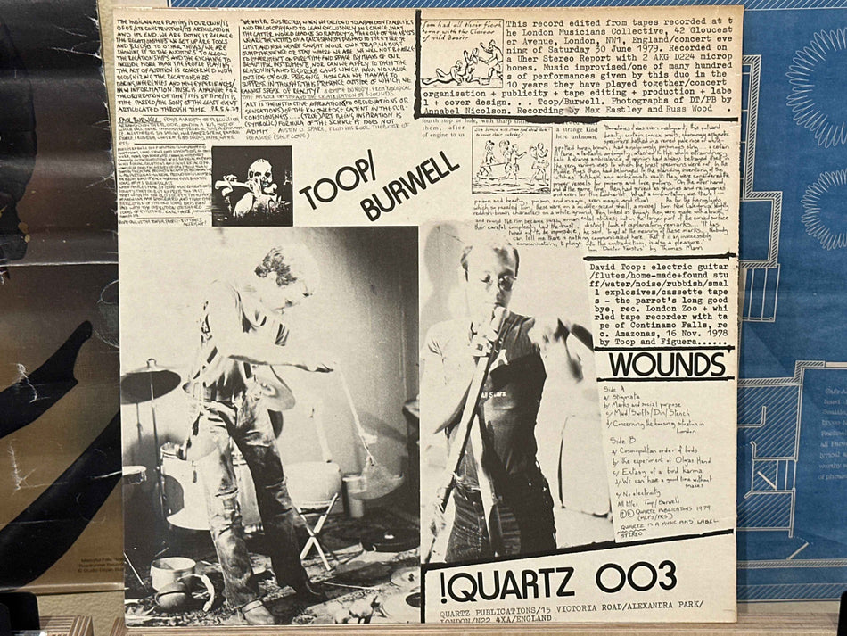 David Toop/Paul Burwell - Wounds