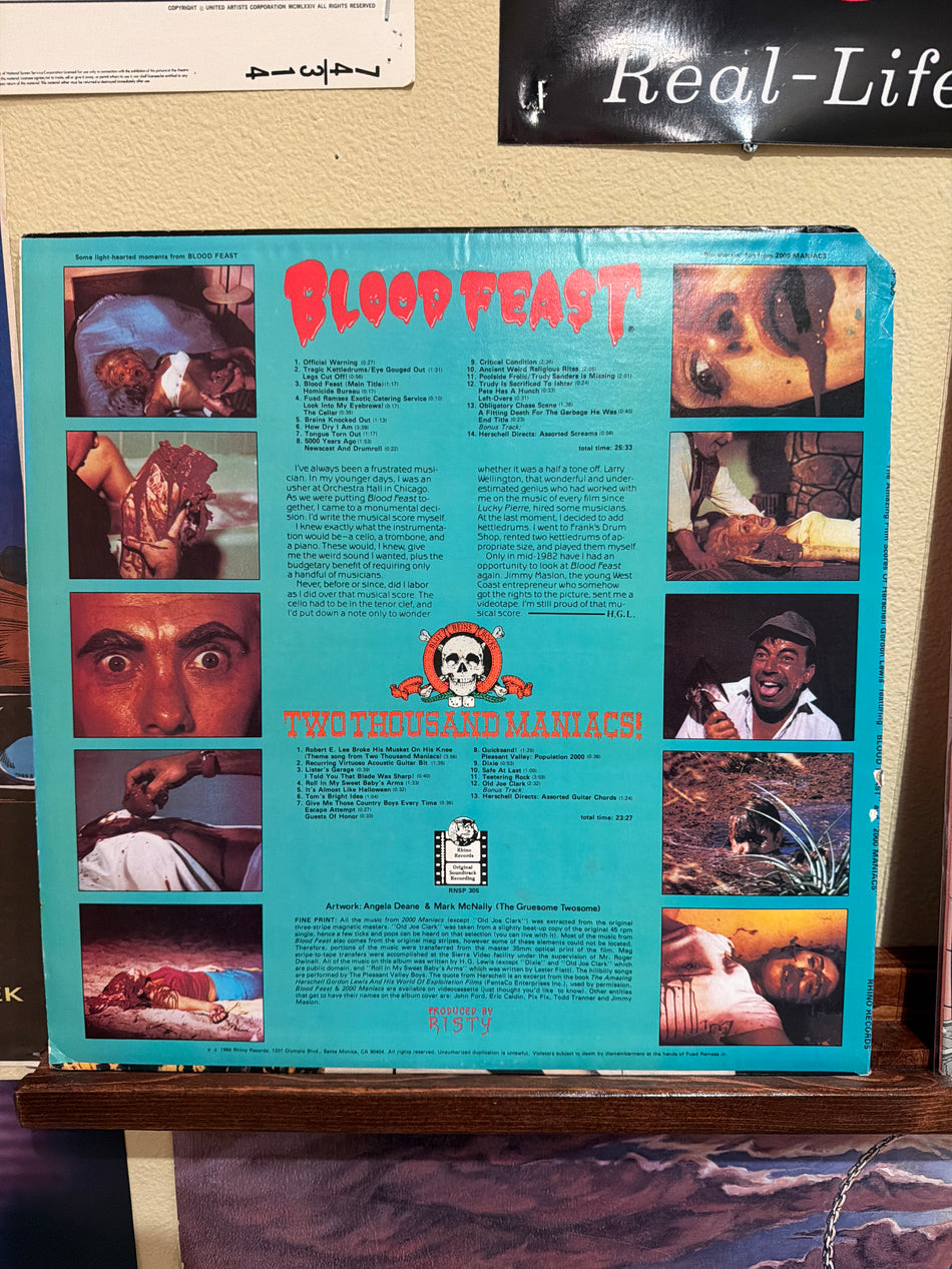 Herschell Gordon Lewis – Blood Feast & Two Thousand Maniacs! (The Amazing Film Scores Of Herschell Gordon Lewis)