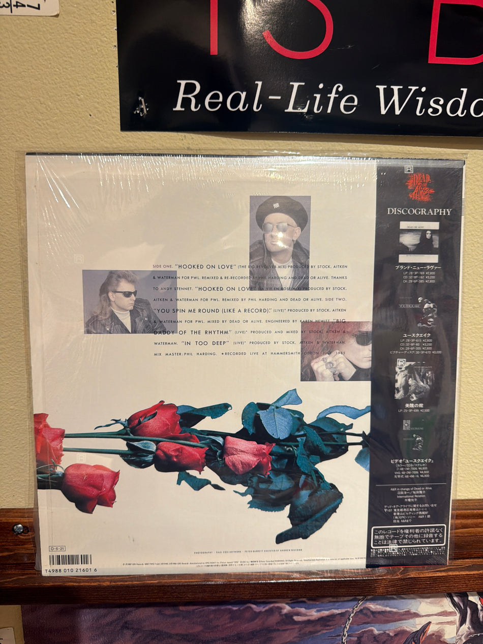 Dead or Alive - Hooked on Love (JP Vinyl LP)