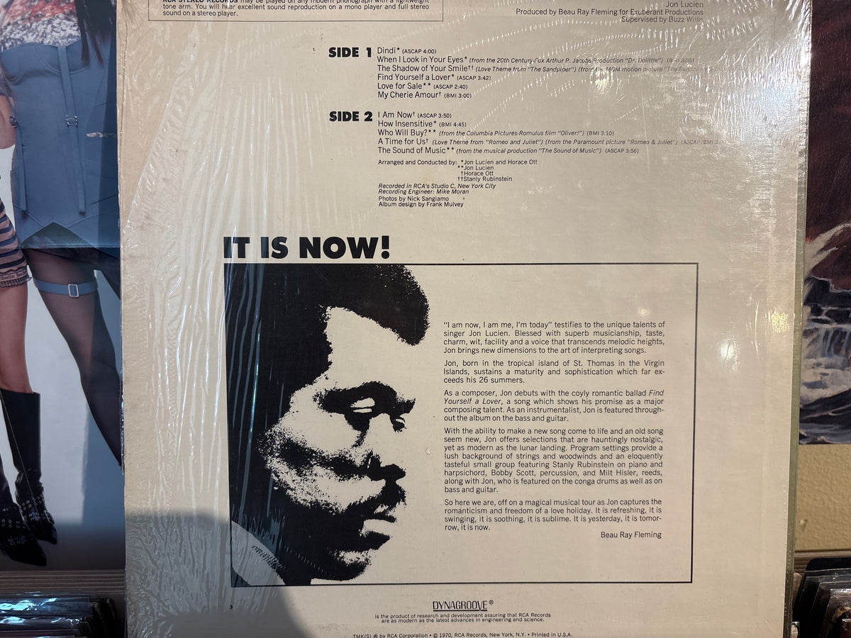 Jon Lucien - I Am Now - Volver Records
