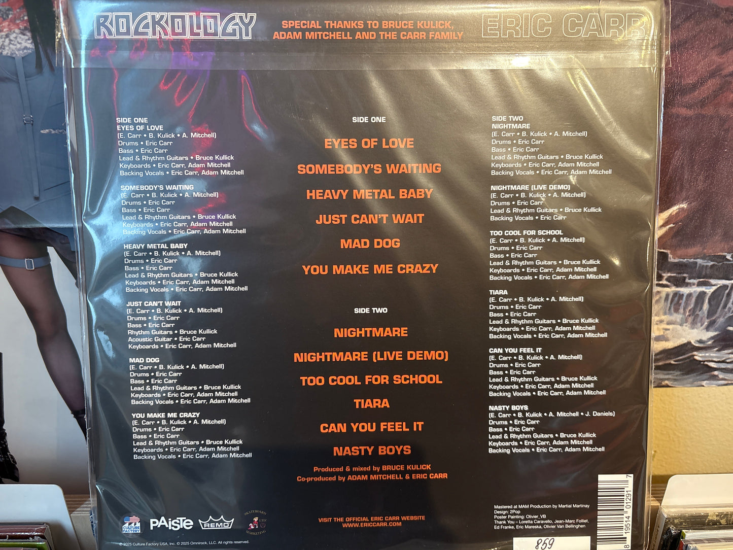 Eric Carr - Rockology (Record Store Day)