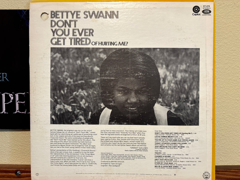Bettye Swann - Don’t You Ever Get Tired