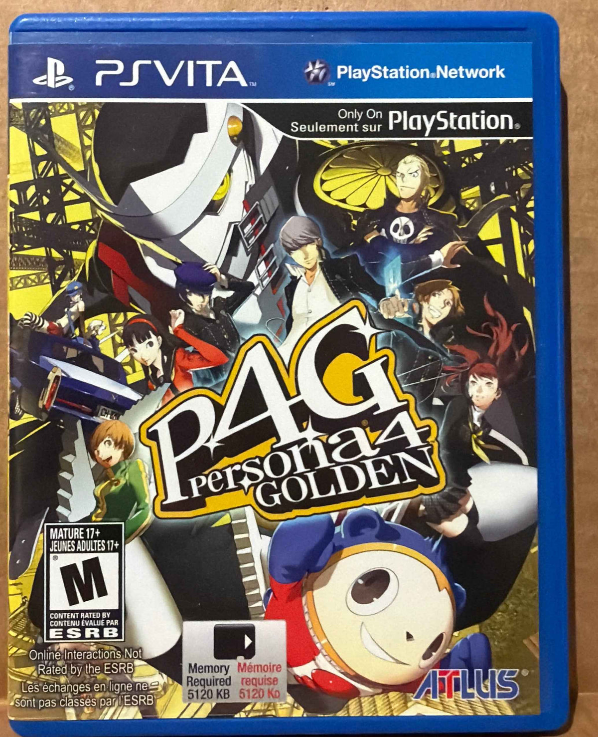 Persona 4 Golden PS Vita