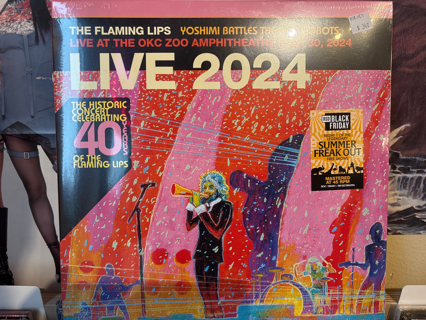 The Flaming Lips - Yoshimi Battles The Pink Robots Live At The OKC Zoo Amphitheater Aug. 30, 2024 (Record Store Day)