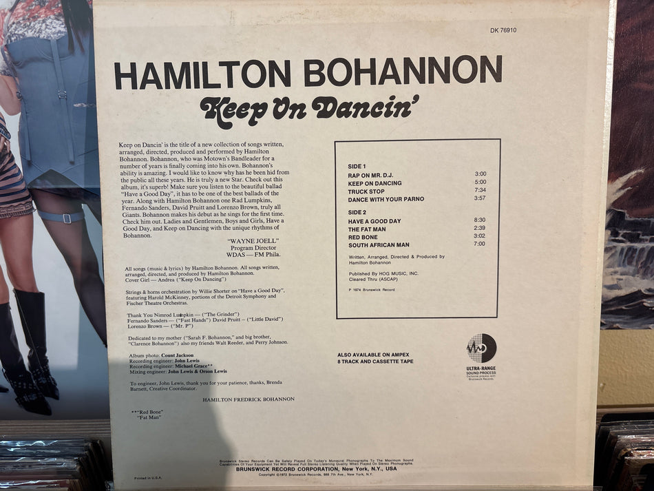 Bohannon - Keep On Dancin’ - Volver Records