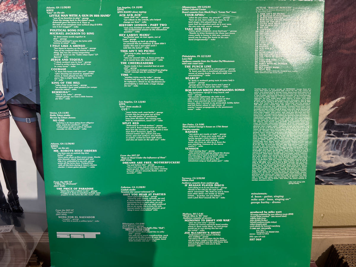 Minutemen - Ballot Result - Volver Records
