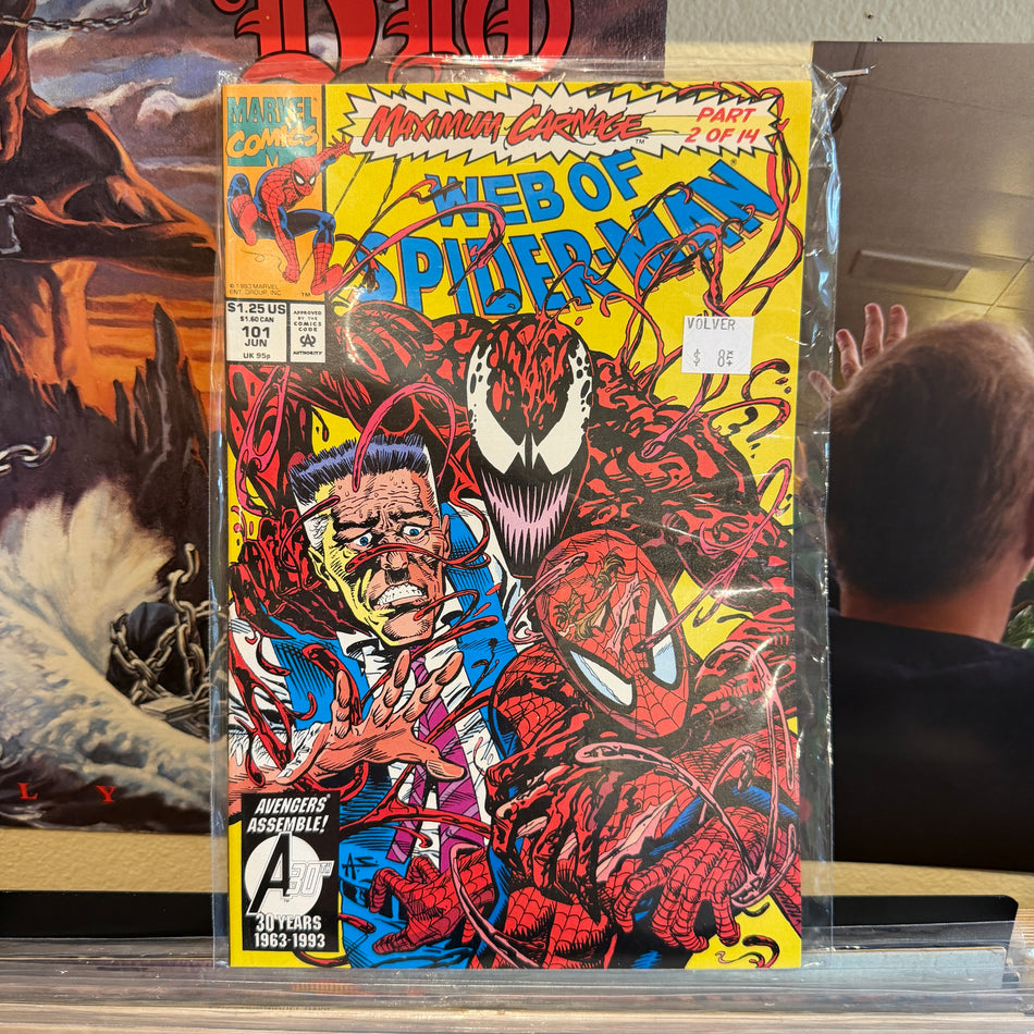 Web of Spider-Man #101 Maximum Carnage Part 2
