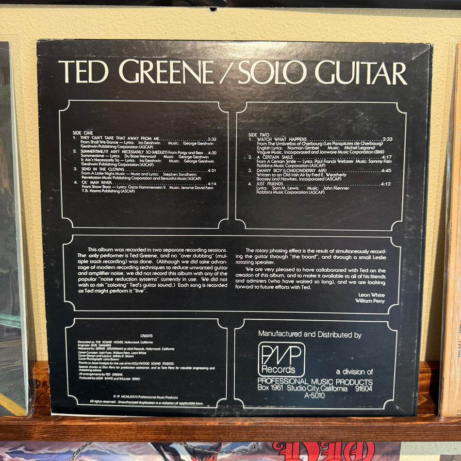 Ted Greene - Solo Guitar