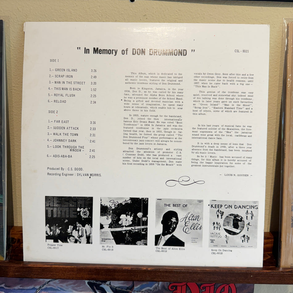 Don Drummond - In Memory of Don Drummond