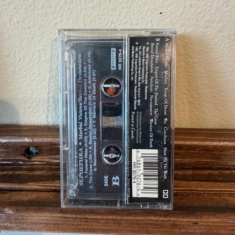 Sepultura - Morbid Visions / Bestial Devastation (Cass)