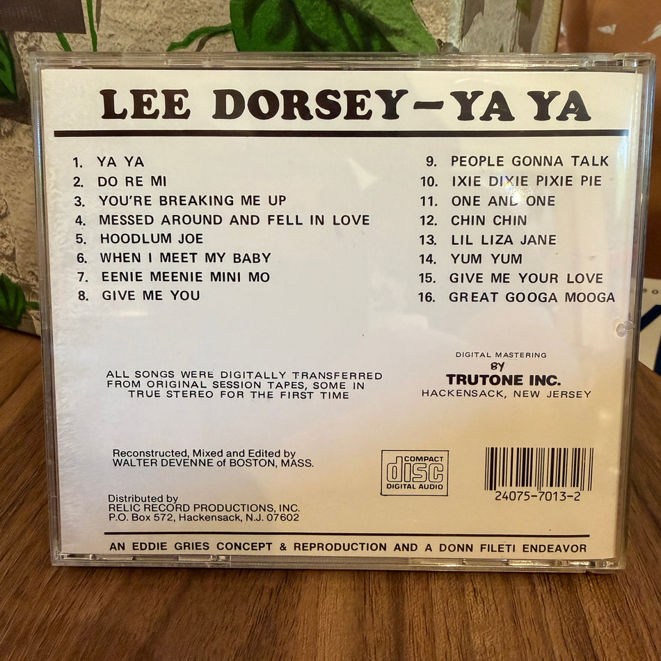 Lee Dorsey – Ya Ya