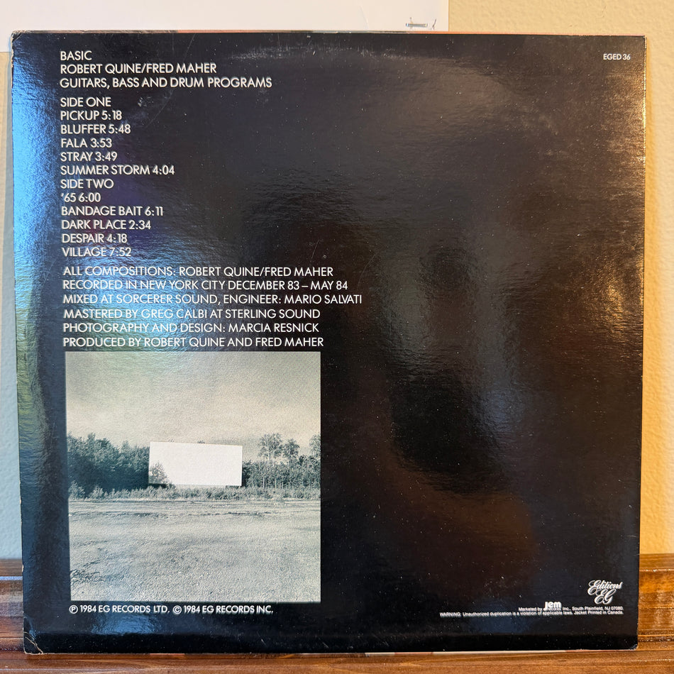 Robert Quine / Fred Maher – Basic