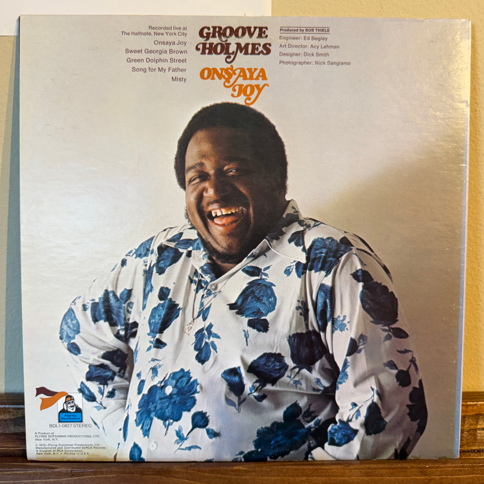 Groove Holmes – Onsaya Joy