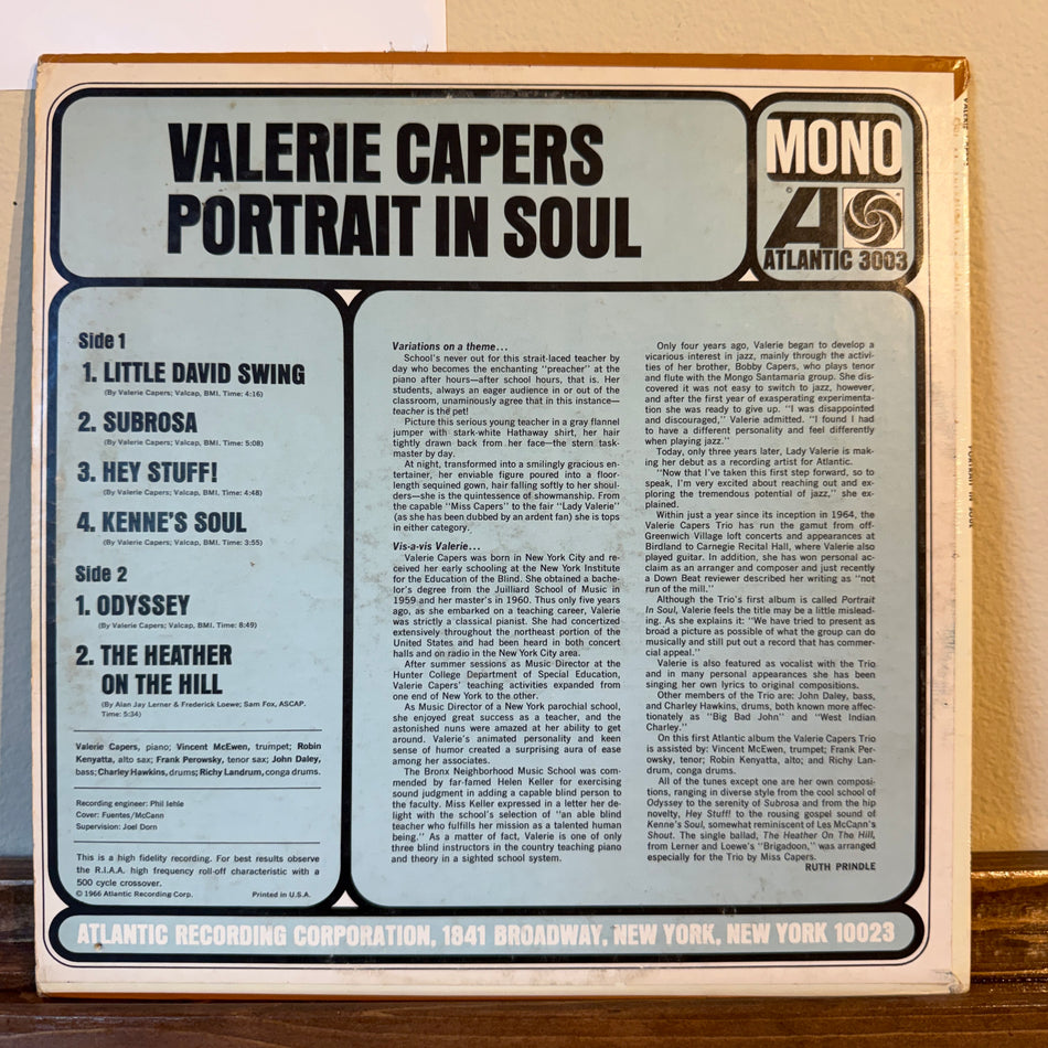 Valerie Capers – Portrait In Soul